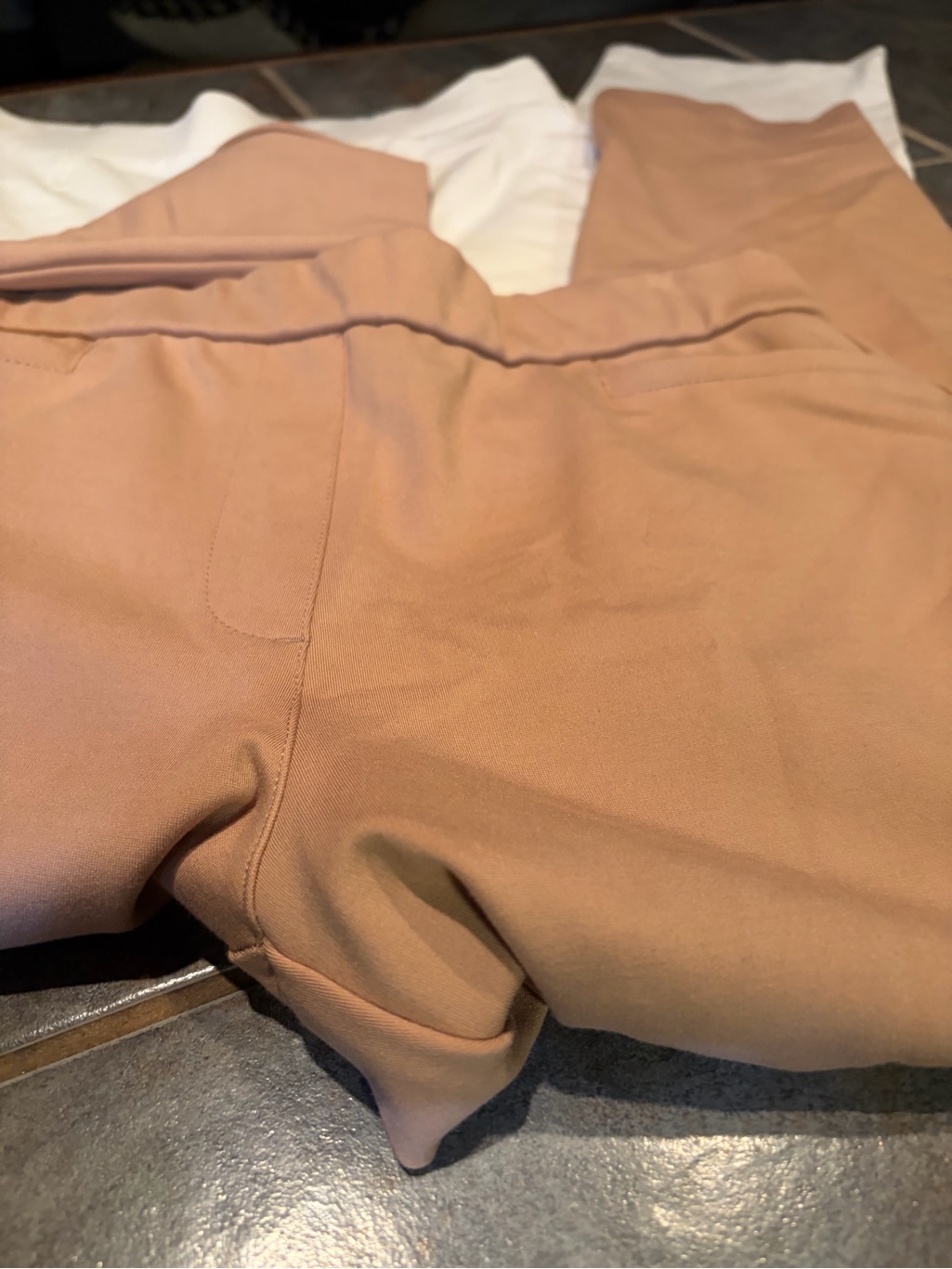 Set Of 2 Susan Graver Ponte Pull On Trousers In Nude And Cream - Like New !! — image 2 of 6